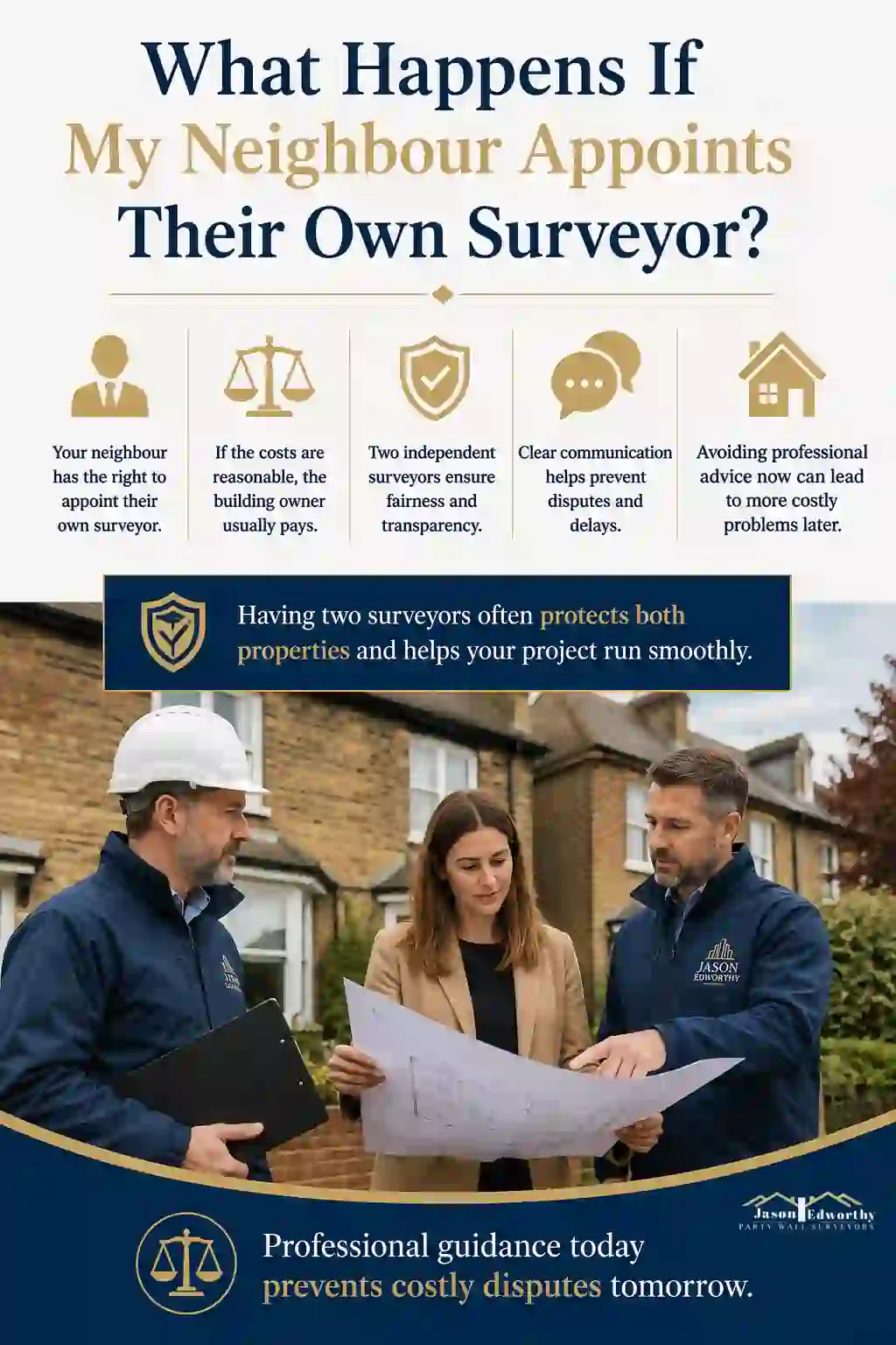 What Happens If My Neighbour Appoints Their Own Surveyor Hedge End?